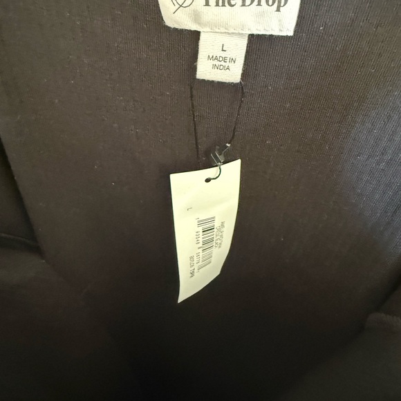 The Drop Amelia Elegant Black Midi Dress Large NWT - Picture 4 of 5